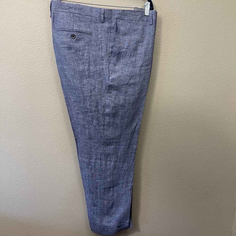 Baird McNutt Men's Milano Linen Pants Alex Fit Beach Resort Vacation 44 X 29